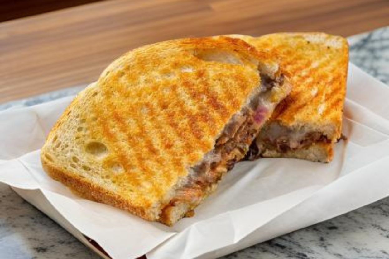 BBQ Steak & Cheese Sandwich with Waffle Fries (WEDNESDAY SPECIAL)