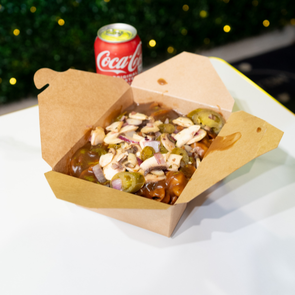 Classic Poutine or Veggie Poutine with Can of Pop (SATURDAY SPECIAL)